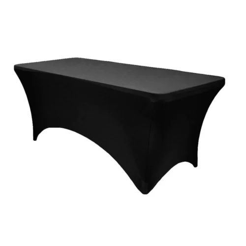 Nelionmuotoiset poytaliinat stretch musta.webp